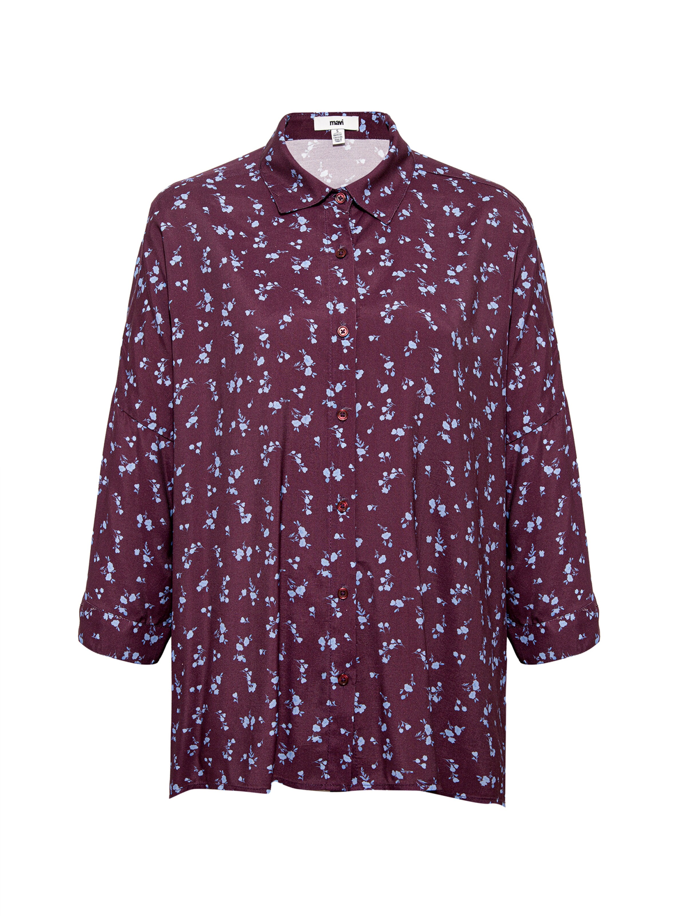 Mavi Blouse in Red: front