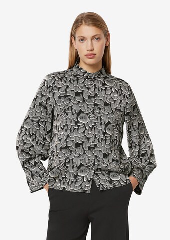 Marc O'Polo Blouse in Zwart: voorkant