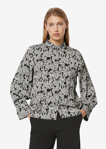 Marc O'Polo Blouse in Zwart: voorkant