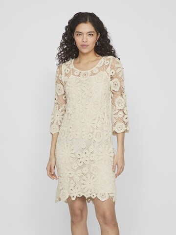 VILA ROUGE EDIT Jurk in Beige: voorkant