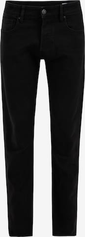 WE Fashion Slim fit Jeans in Black: front