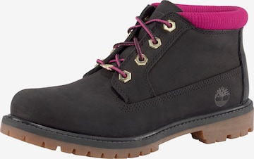 TIMBERLAND Lace-Up Boots 'Nellie Doyuble' in Black: front