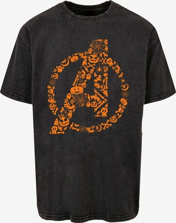 ABSOLUTE CULT Shirt 'Avengers - Halloween' in Schwarz: predná strana