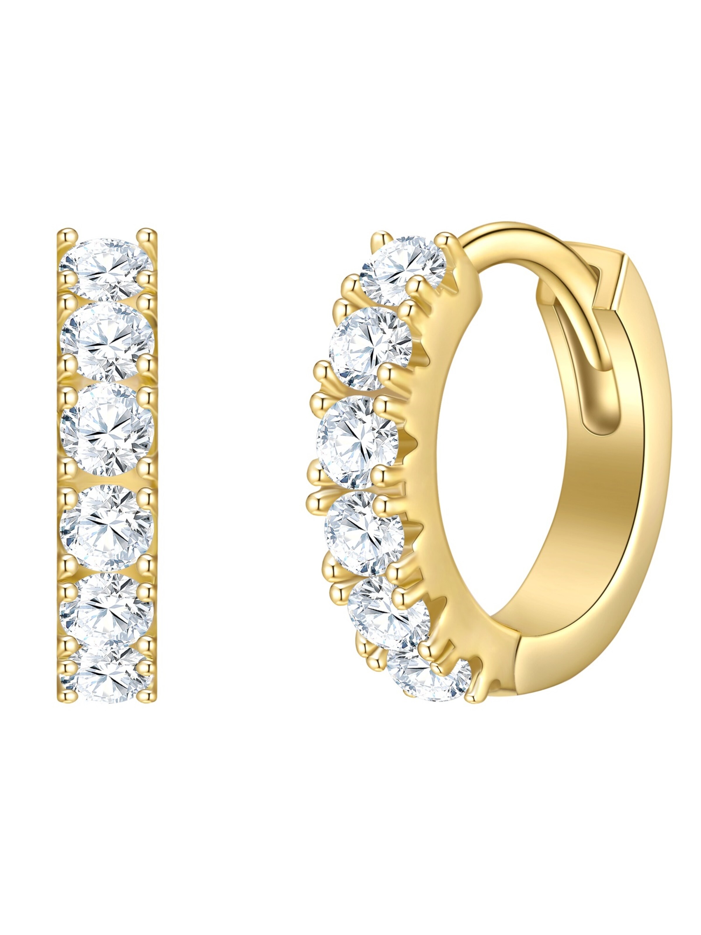 Glanzstücke München Oorbellen in Goud: voorkant