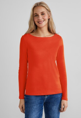 STREET ONE Shirt in Orange: front