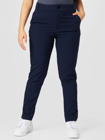 ONLY Carmakoma Regular Trousers 'CARRIDE' in Blue: front