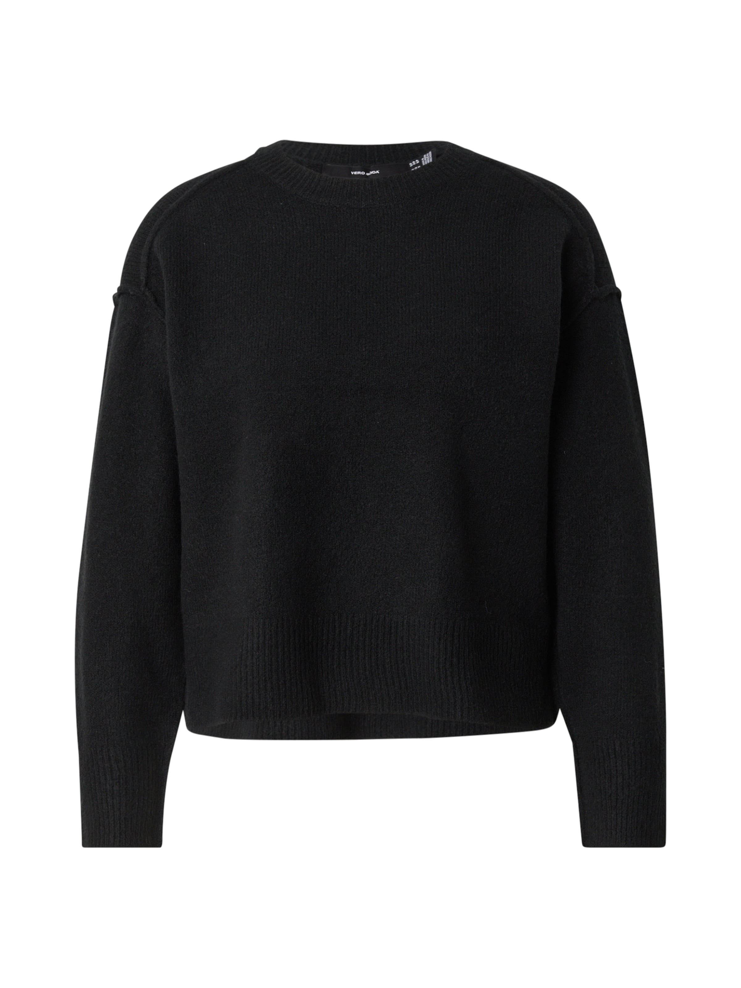 Vero Moda Petite Sweter 'VMSERENA' w kolorze czarny: przód