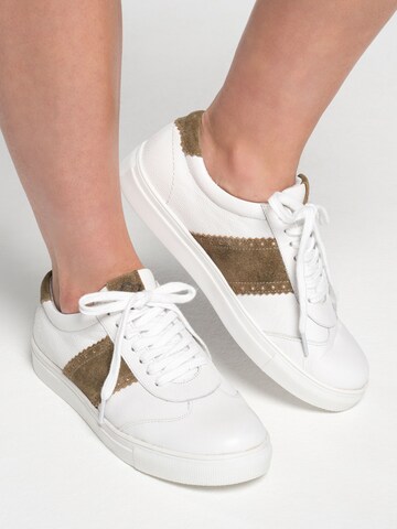 SPIETH & WENSKY Ledersneaker Fea in Weiß