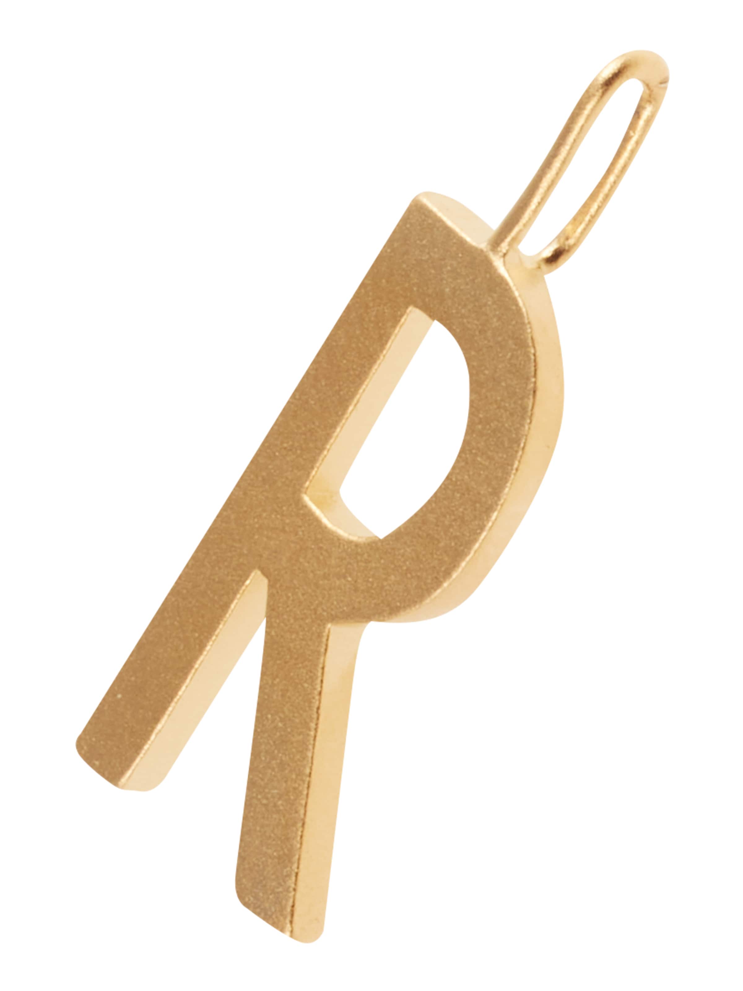 Design Letters Hangers in Goud: voorkant