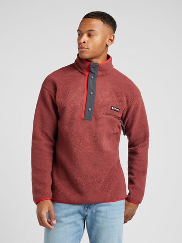 COLUMBIA Sportpullover 'Helvetia II' in Rot: predná strana