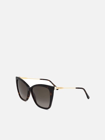 JIMMY CHOO Sonnenbrille‌‌‌‌‌‌‌ in Braun: Vorderseite