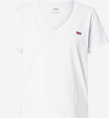 balta LEVI'S ® Marškinėliai 'Favorite Cotton V-Neck Tee': priekis