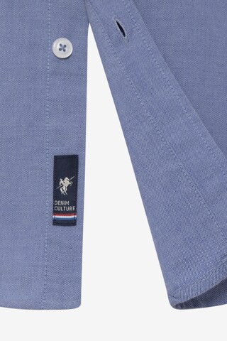 DENIM CULTURE Regular fit Button Up Shirt 'KENT' in Blue