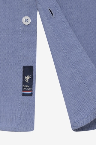 Coupe regular Chemise 'KENT' DENIM CULTURE en bleu