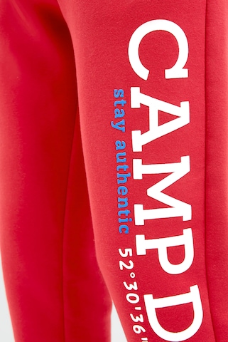 CAMP DAVID Regular Pants in Red