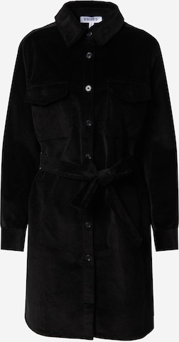 EDITED Платье-рубашка 'Annabel' в Черный: спереди