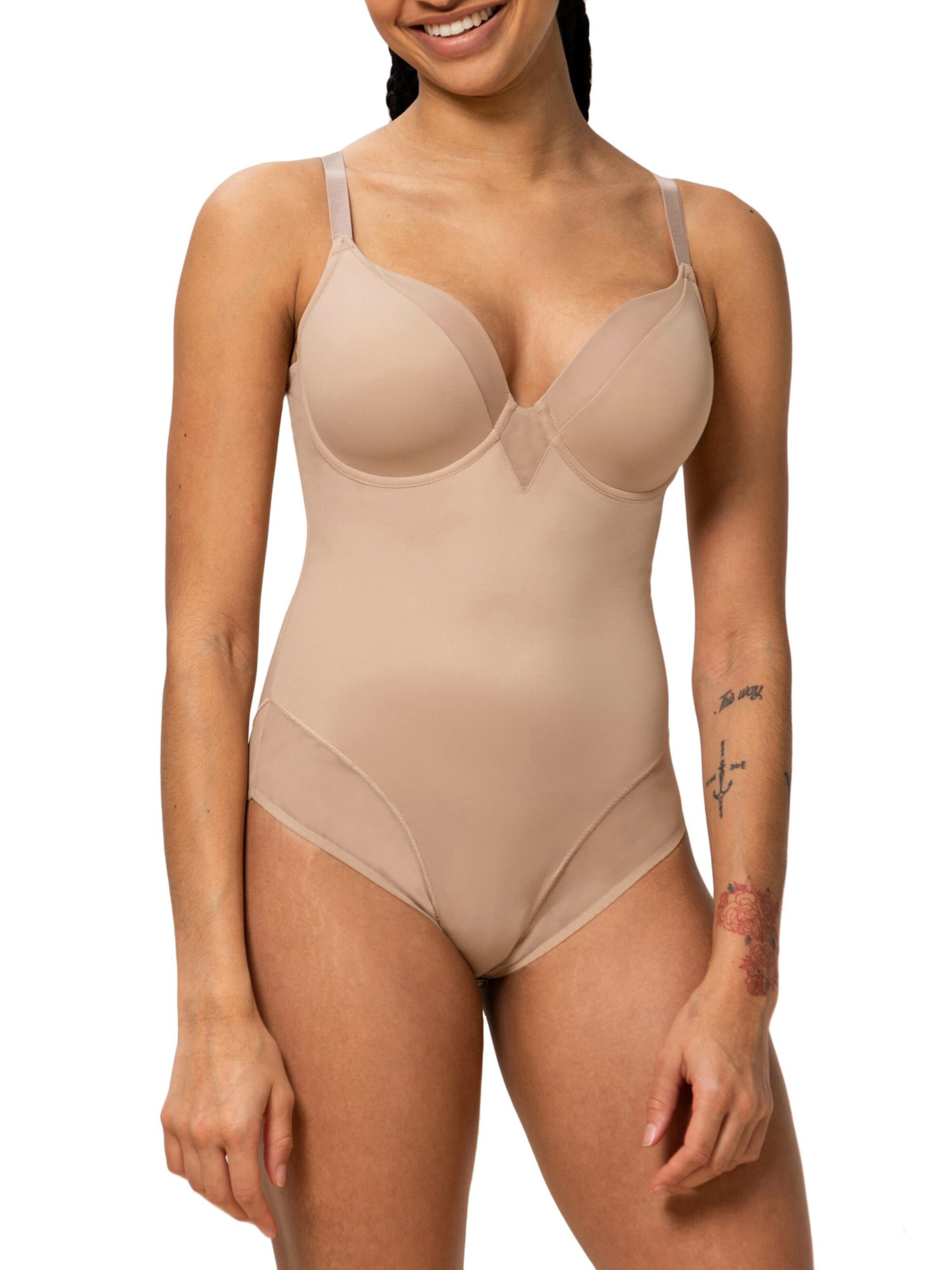 TRIUMPH Bodysuit ' True Shape Sensation ' in Beige: front
