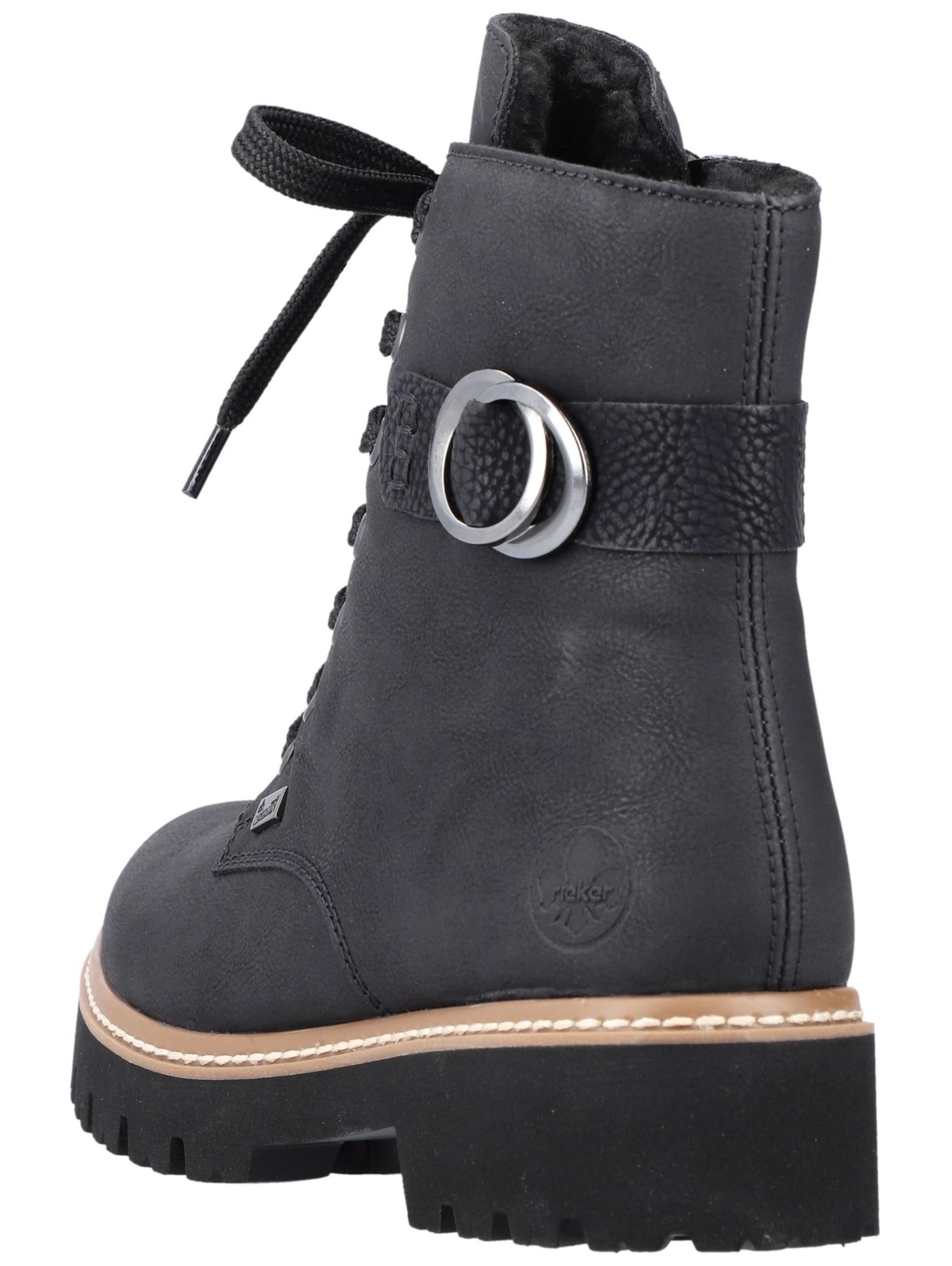 Rieker Veterlaarsjes in Zwart