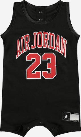 Jordan Dungarees in Black: front