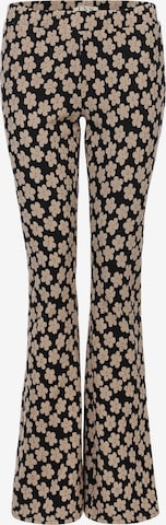 évasé Pantalon Looxs Revolution en noir : devant