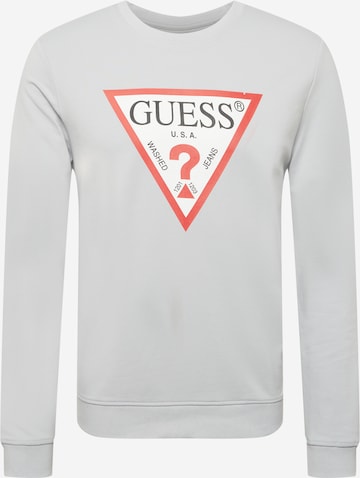 GUESS Sweatshirt 'Adley' in Grey: front