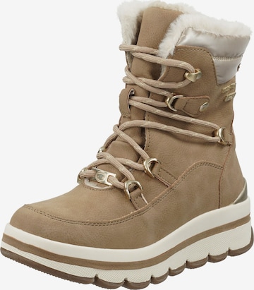TOM TAILOR Snowboots in Beige: voorkant