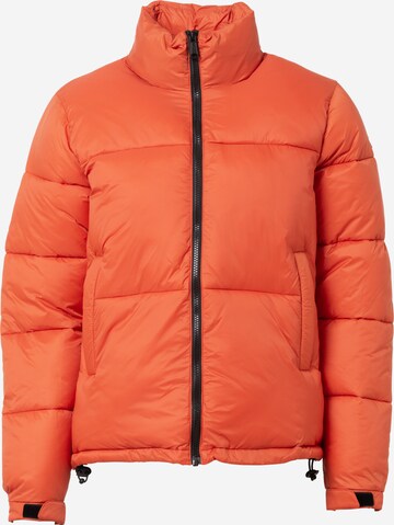 Schott NYC Winterjas 'Belstar' in Oranje: voorkant