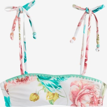 NextBalkonet Bikini gornji dio - bijela boja: prednji dio