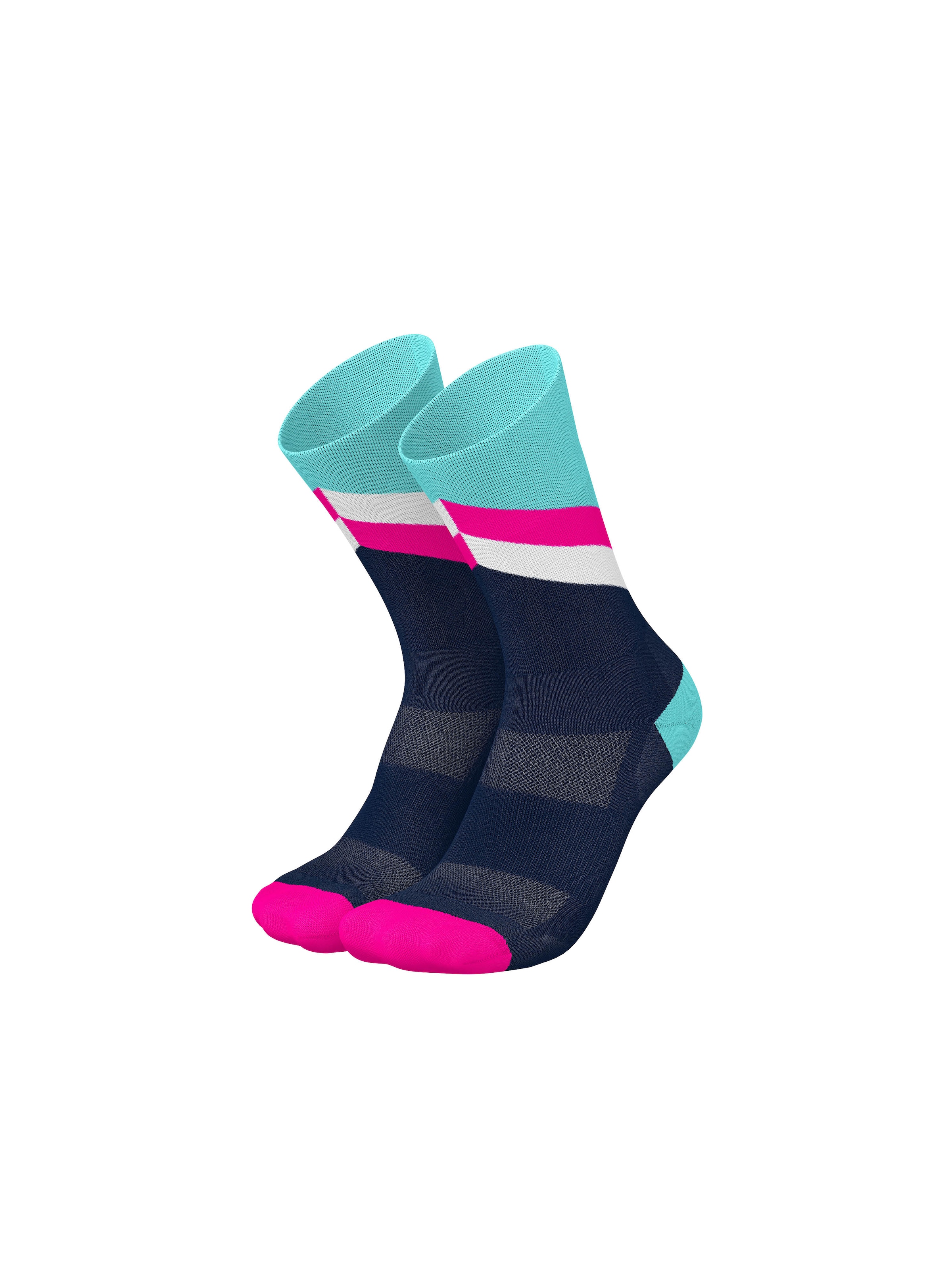 INCYLENCE Athletic Socks 'APEX' in Blue: front
