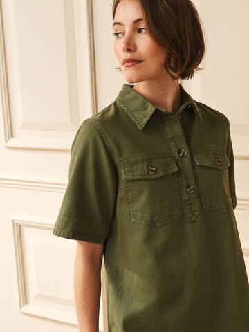 Next Shirt Dress in Green