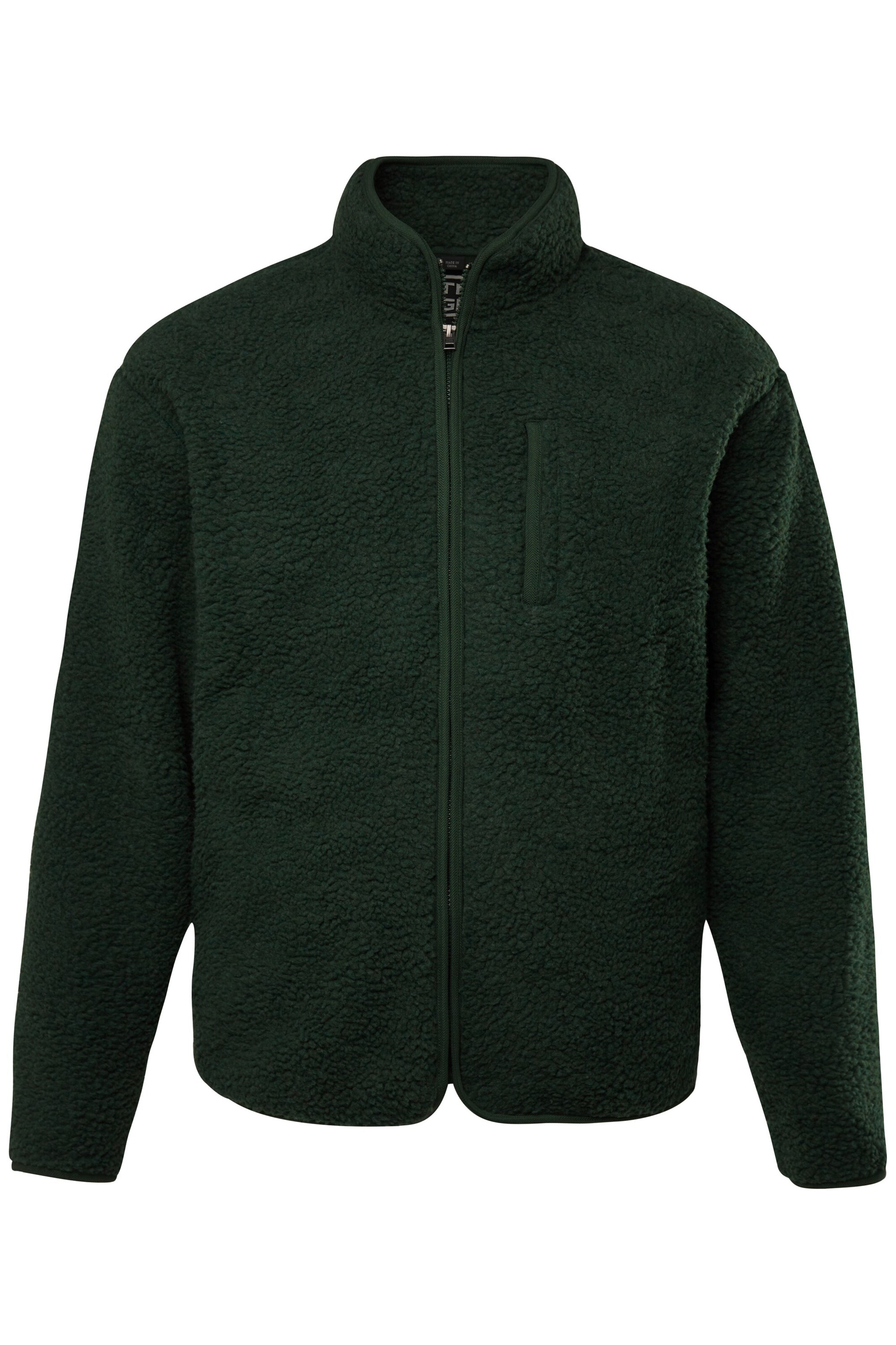 STHUGE Fleece jacket in Green: front