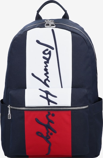 TOMMY HILFIGER Sac à dos en bleu nuit / rouge / blanc, Vue avec produit