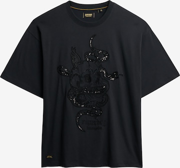 T-shirt Superdry & Co en noir : devant