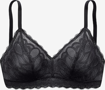 juoda VIVANCE by LASCANA Marškinėliai Liemenėlė: priekis