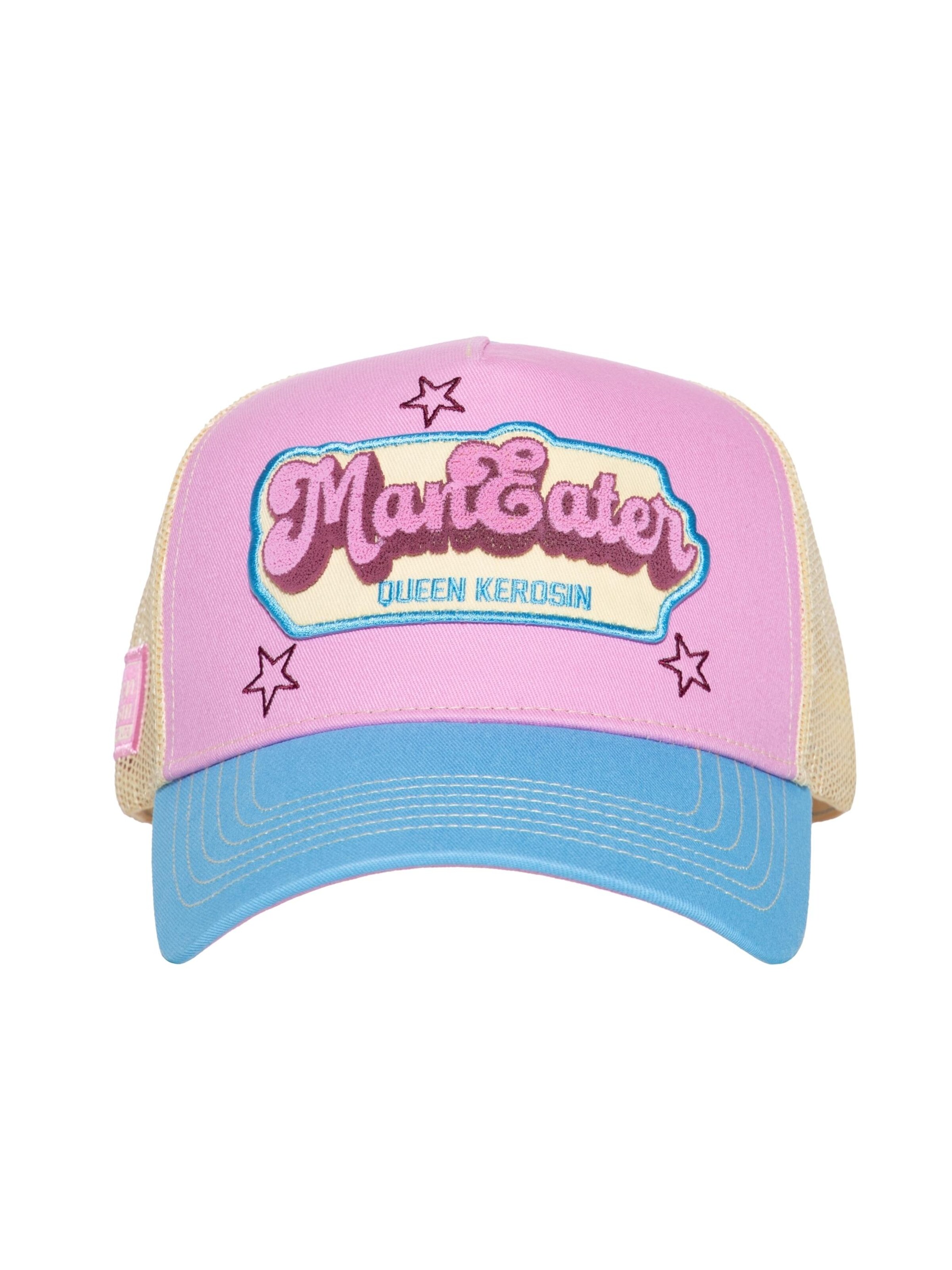 Queen Kerosin Cap 'Man Eater' in Pink