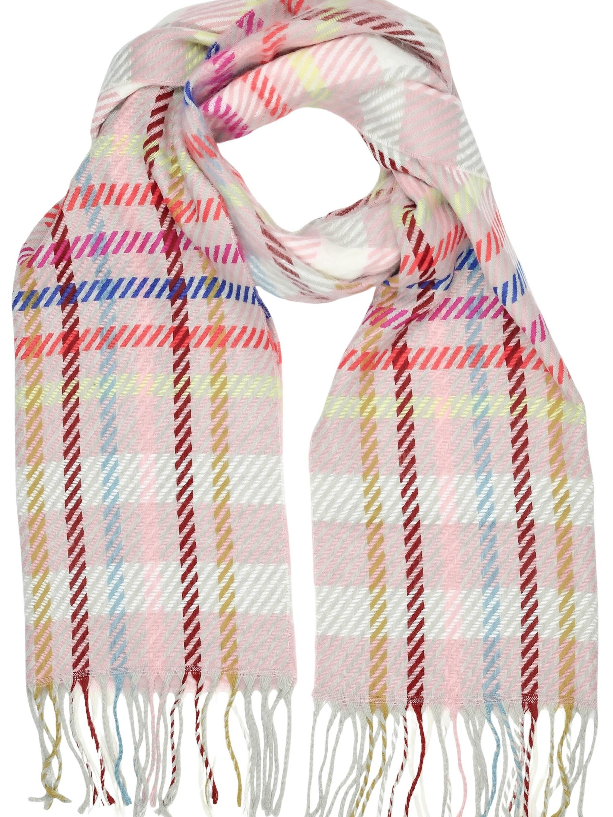 COLLEZIONE ALESSANDRO Scarf 'Bright' in Pink: front