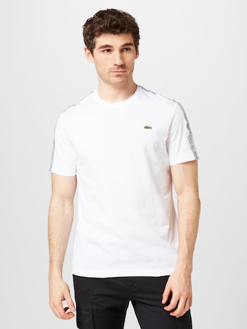 LACOSTE Shirt in White: front