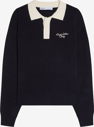 Bershka Shirt in Blue: front