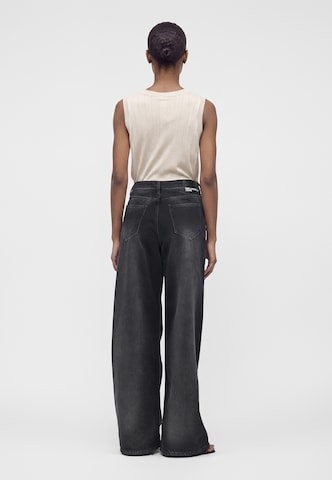 KARL LAGERFELD JEANS Bő szár Farmer - fekete
