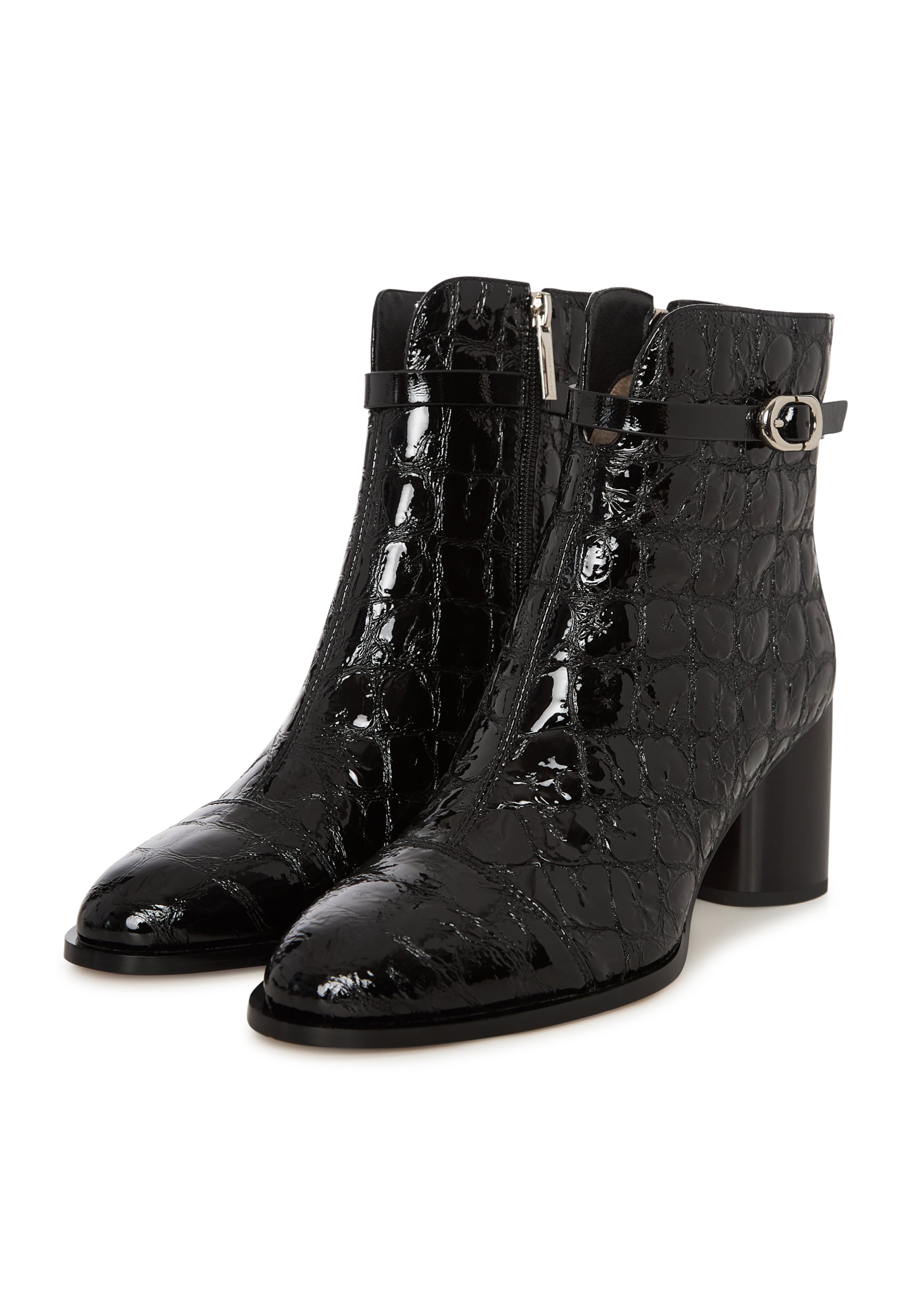 CESARE GASPARI Stiefelette in Schwarz