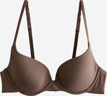 Soutien-gorge self. en marron : devant