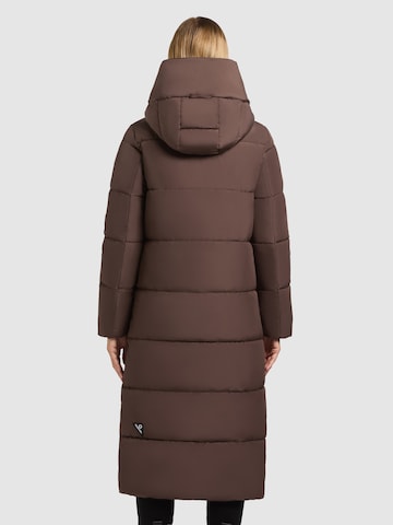 khujo Winter Coat 'Soulani4' in Brown