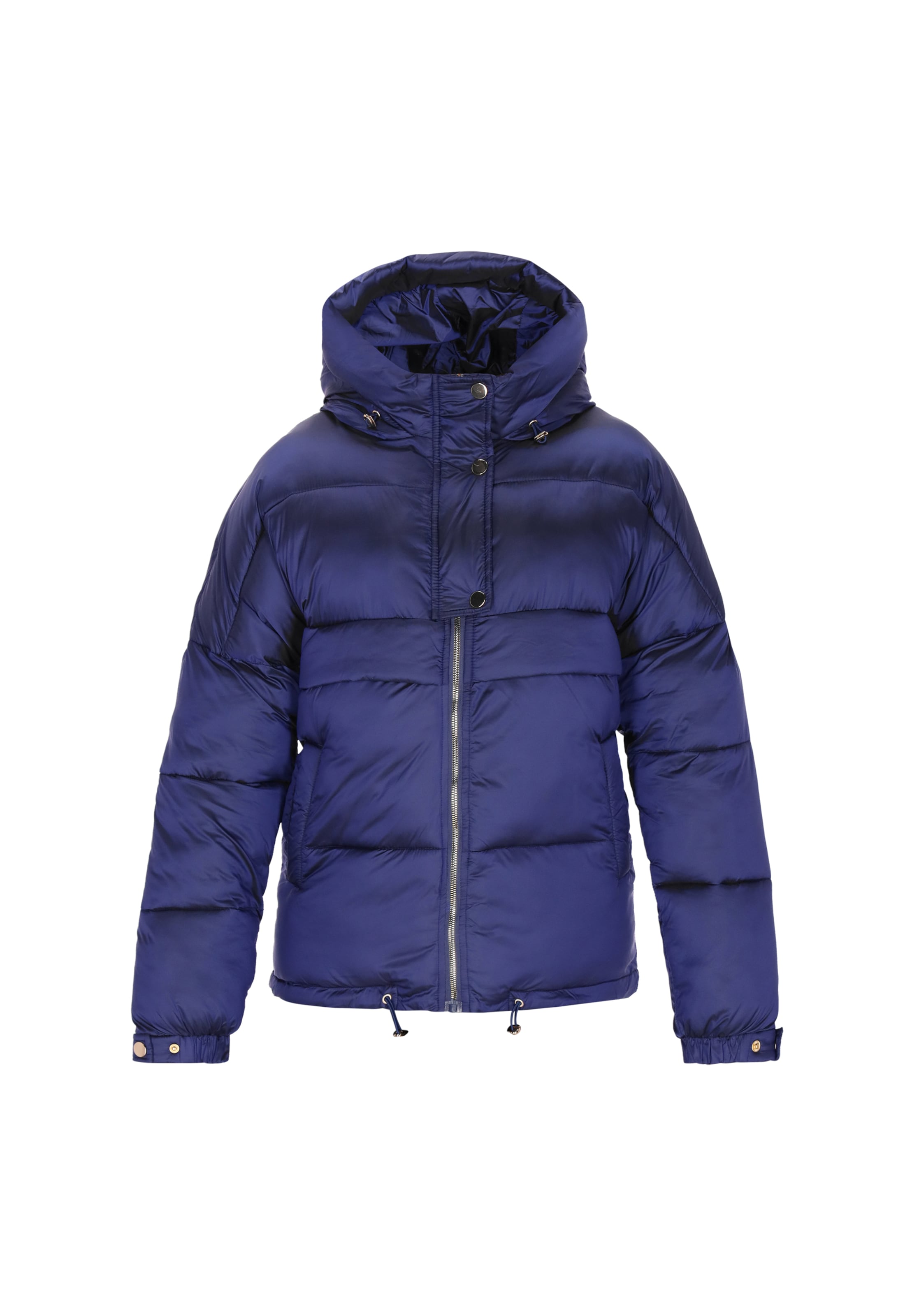 faina Winterjas in de kleur Indigo, Productweergave