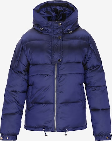 faina Winterjas in Blauw: voorkant
