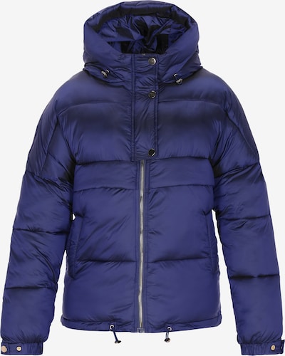 Žieminė striukė iš faina, spalva – indigo spalva, Prekių apžvalga