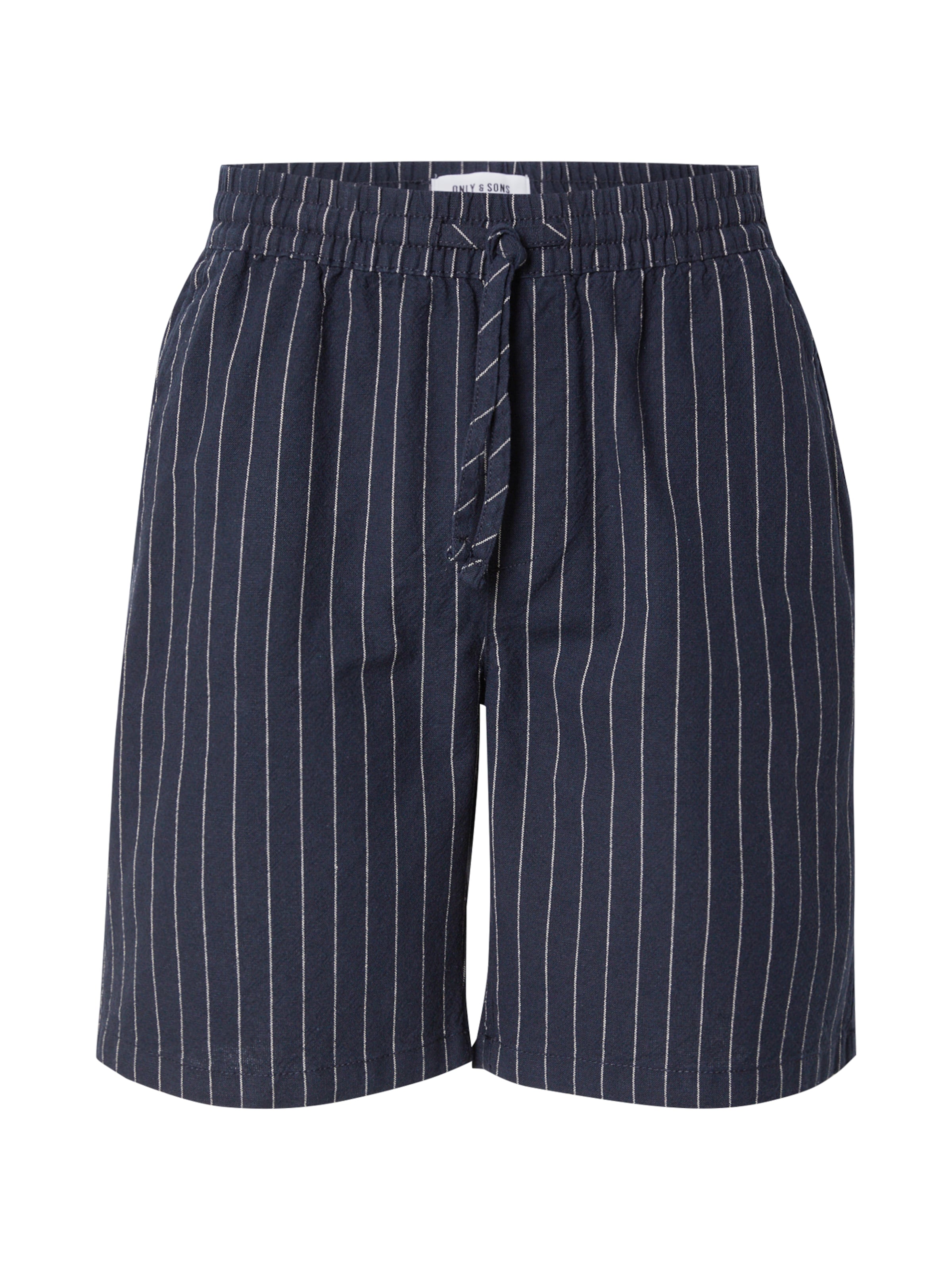 Only & Sons Loosefit Παντελόνι τσίνο 'ONSTINUS' σε μαύρο: μπροστά