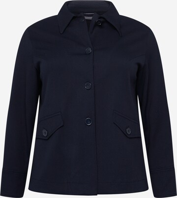 SAMOON Between-season jacket in Blue: front