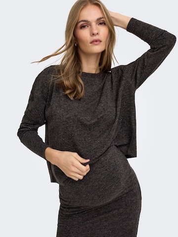 Only Maternity Shirt 'OLMAMALIE' in Zwart