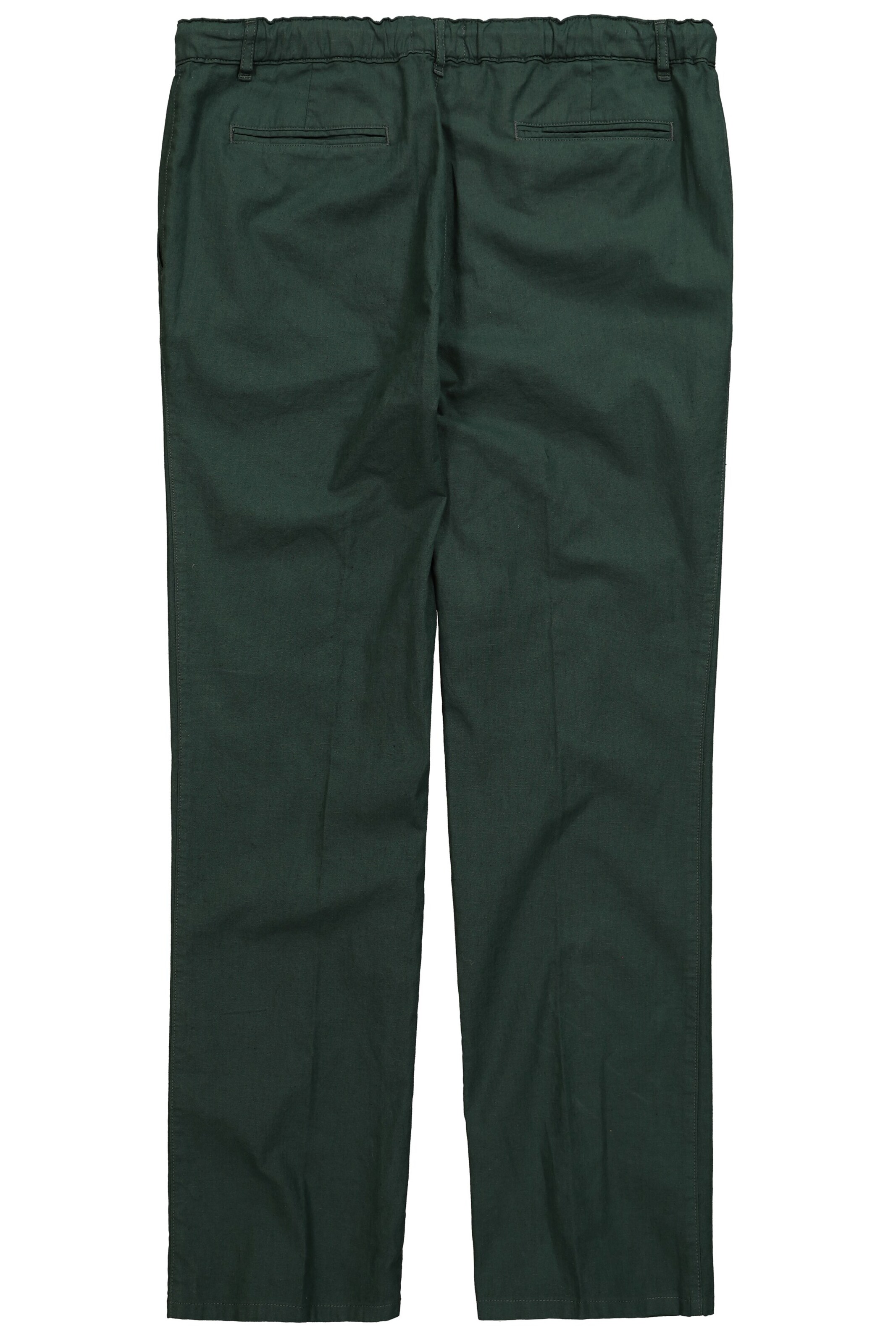 Men Plus Regular Pants in Green