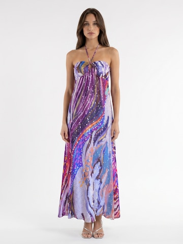 Abito estivo 'Forgot About You Halter Maxi Dress' di Introvertie VIENNA in colori misti: frontale